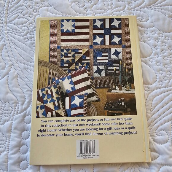 Vintage 1988 and 2001 Quilting Books Bundle - Small Projects & Weekend Quilts - Picture 5 of 16